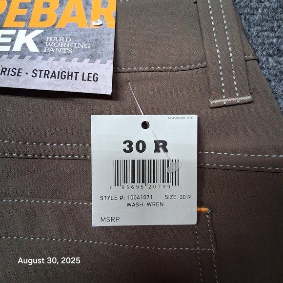 NWT Ariat Womens Rebar Perfect Rise Straight Leg Dritek Softshell Pants Size 30 - Picture 7 of 13
